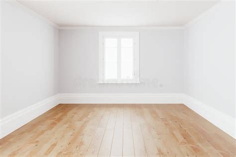 Blank Simple Interior Room Background Empty White Walls Corner And