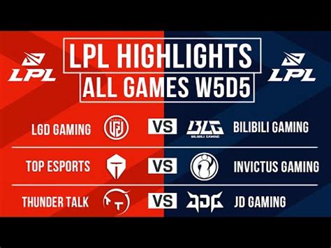 Lpl Highlights All Games Week Day Lpl Spring Esports Clips