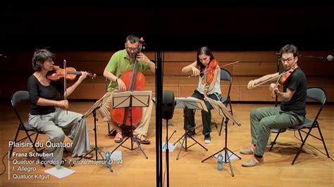 Franz Schubert Quatuor à cordes n7 en ré majeur D 94 I Allegro par