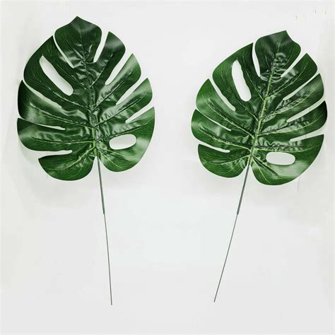 Jual Daun Monstera Sintetis Tanaman Hias Janda Bolong Palsu Monstera Artificial Latex Plastik