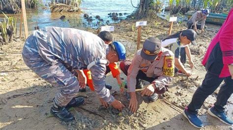 Lestarikan Alam Dan Sambut Hut Polairud Ke Satpolairud Polres