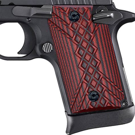 Guuun G10 Grips For Sig Sauer P938 Crosshatch Texture Etsy