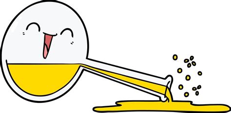 Happy Cartoon Spilled Chemicals 12469602 Vector Art At Vecteezy