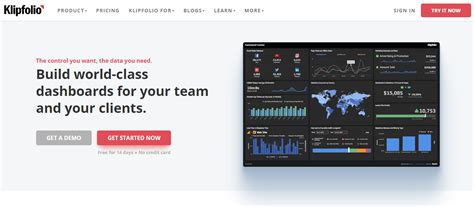 Klipfolio Dashboard Pricing Reviews And Features May 2021