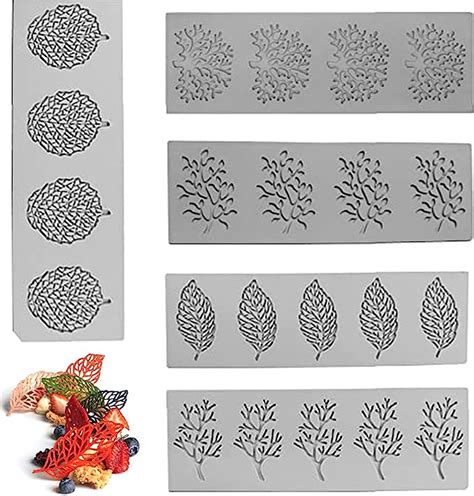 Stampi Per Caramelle Stampo In Silicone A Foglia Di Cioccolato In