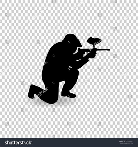 Paintball Player Silhouette Images Stock Photos Vectors Shutterstock