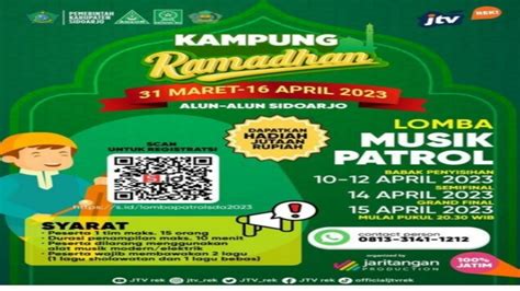 Lomba Musik Patrol Kampung Ramadhan Sidoarjo Youtube