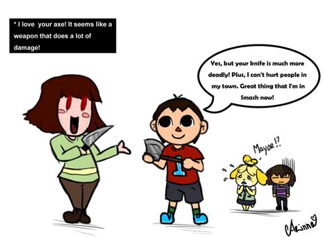 Animal Crossing X Undertale Crossover By Arinna1 On Deviantart