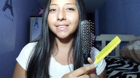 Asmr En Espa Ol Cepillando Tu Cabello Youtube