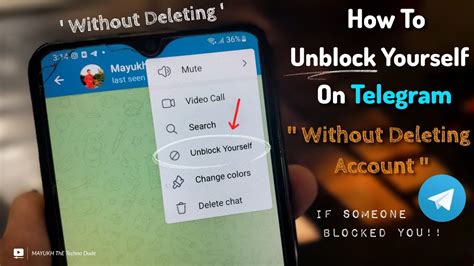 How To Unblock Yourself On Telegram If Someone Blocked You Without