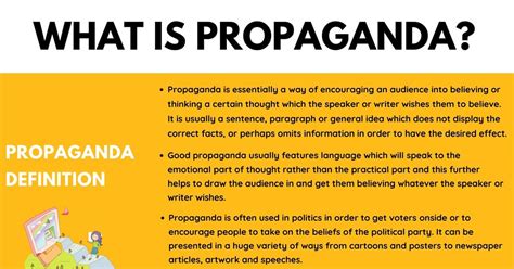 Propaganda Definition Types Examples Lesson Experimente a emoção