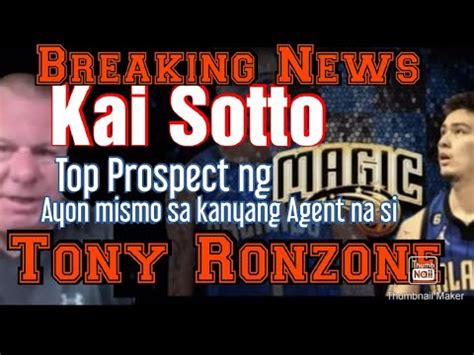 Kai Sotto Top Prospect Ng Orlando Magic At Na Feature Mismo Sa Espn At