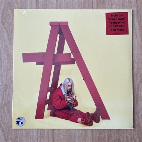 แผ่นเสียง Billie Eilish Dont Smile At Me Debut Album แผ่นสีแดง Red