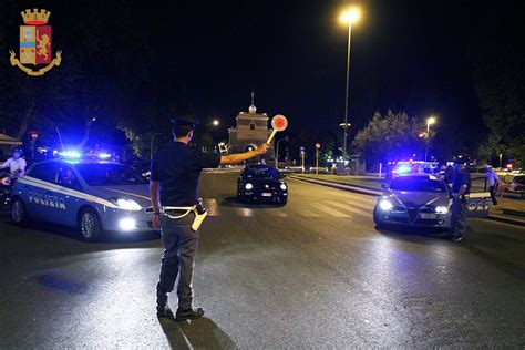 Movida Controlli Interforze Dal Centro Della Capitale Al Litorale