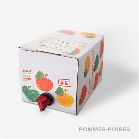 Bag In Box De Jus De Pommes 5 Litres — Coopérative De La Bor