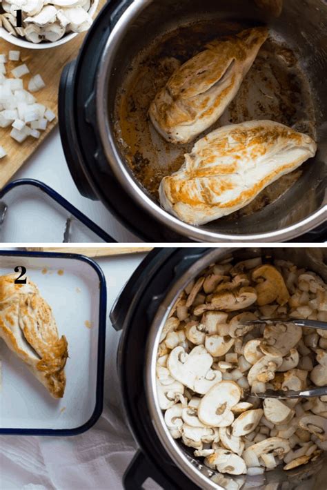 Instant Pot Creamy Mushroom Chicken The Natural Nurturer