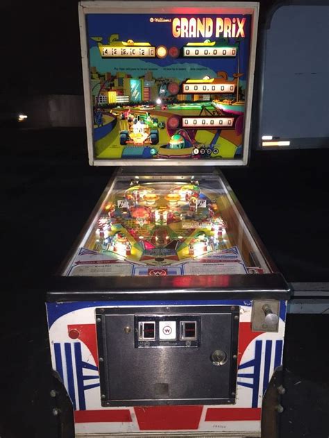 Grand Prix EM Pinball Machine By Williams Electromechanical 1976