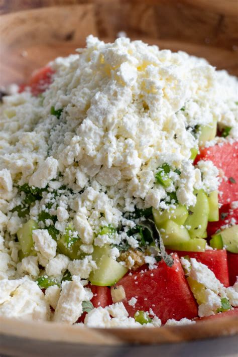 Watermelon Cucumber Salad Recipe | Urban Cowgirl