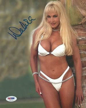 High Quality Autograph Open Jacket Bikini Former WWE Diva Debra