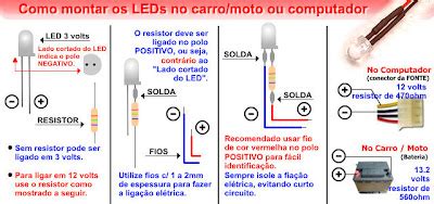 Como Ligar Um Led Mostra Como Faz