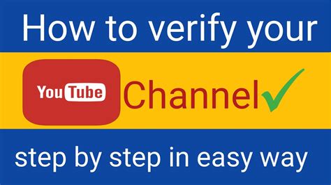 How To Verify Youtube Channel On Mobile Android In A Easy Way