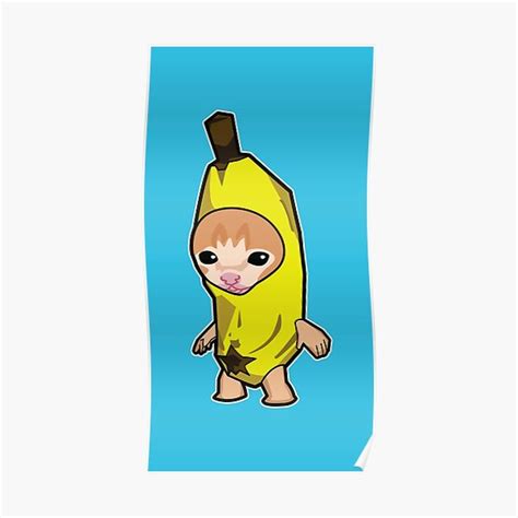 "Cat in Banana Costume meme" Poster for Sale by Rzera- | Redbubble