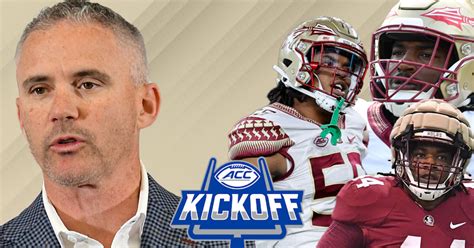 Florida State Take Center Stage At Acc Kickoff