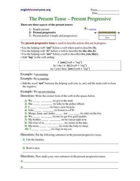 13 Best Images of Spanish Present Progressive Tense Worksheets - Present Tense Verbs Worksheets ...