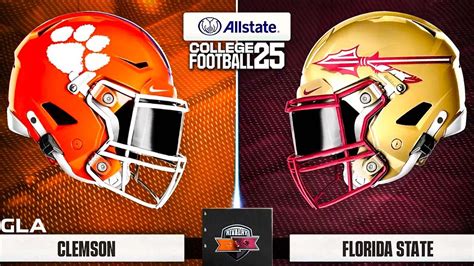 Florida State Vs Clemson Full Game Simulation College Football 25 Ps5 Gameplay Youtube