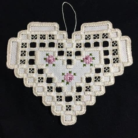 Heart Ornament Hardanger Embroidery Embroidery Tutorials Hardanger