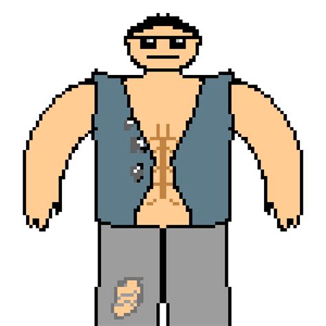 Pixilart - BUFF GUY by DEADPOOLSLAYER