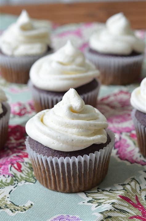 The Savvy Kitchen Lavender Cupcakes With Vanilla Bean Buttercream Frosting