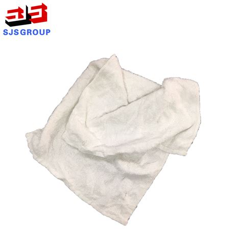 Iso9001 Stared White 50kgbale Industrial Wiping Rags