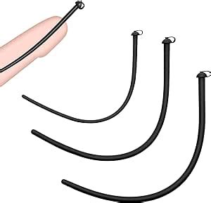 Soft Silicone Urethral Sound Kit Pcs Urethral Plug Hollow Tube Urinary