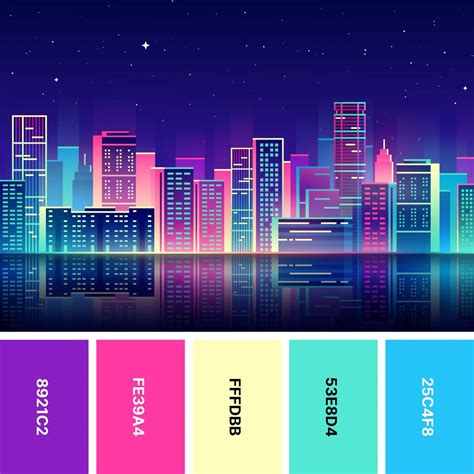 30 Neon Color Palettes For Vibrant Designs Color Meanings Neon Colour Palette Color Schemes