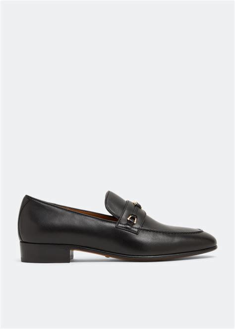 Gucci Gg Leather Loafers For Women Black In Uae Level Shoes