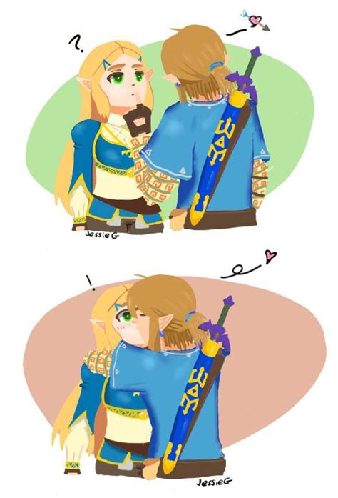 [BotW] finally finished my ZeLink fan art!! : ZeLink