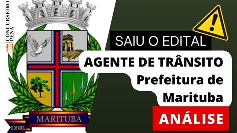 Análise do Edital de Agente de Trânsito de Marituba YouTube