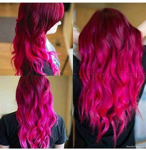 Gorgeous Fuschia Hair Magenta Hair Fuschia Hair Hair Color Unique