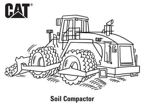 Hudtopics Caterpillar Equipment Coloring Book