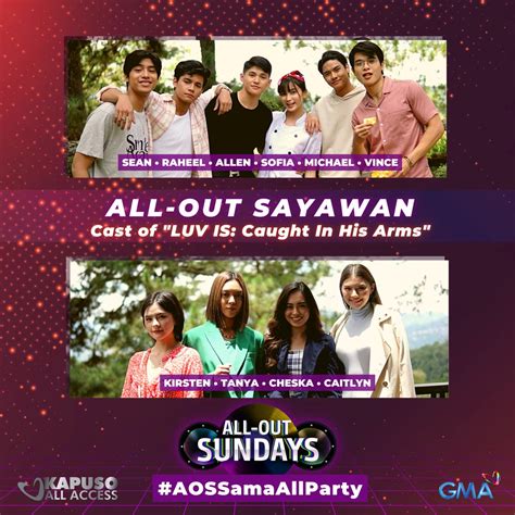 Kapuso All Access On Twitter All Out Sayawan With The Cast Of LUV IS