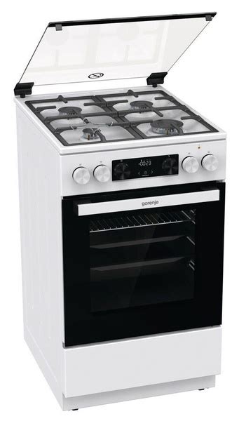 Комбинированная плита Gorenje GK5C41WF-B, 4 газовые конфорки с ...