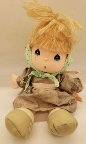 Vintage Precious Moments Applause Stuffed Doll Girl Green Outfit Ebay