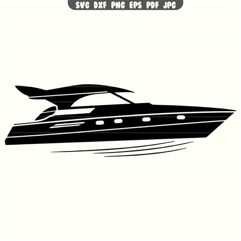 High Speed Boat Svg High Speed Boat Dxf High Speed Boat Png High