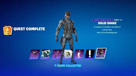 Hogyan szerezd meg a SZOLID KIGYÓT FORTNITEBAN SOLID SNAKE MISSIONS