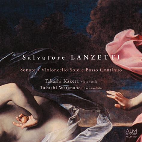 Lanzetti Sonate A Violoncello Solo E Basso Continuo Album By