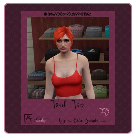 Tank Top For Mp Female Gta 5 Mod