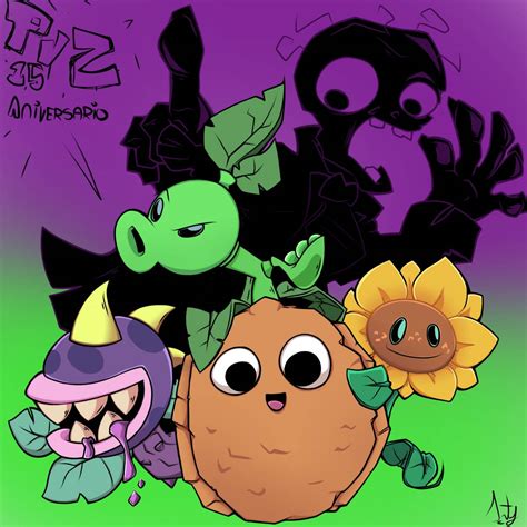 Pvz 15th Aniversario By Splinderman20 On Deviantart