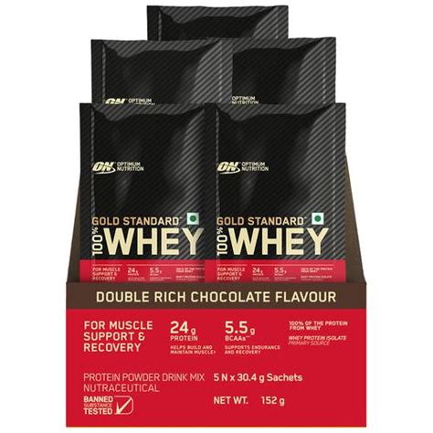 Buy Optimum Nutrition Gold Standard 100 Whey Protein Powder Double