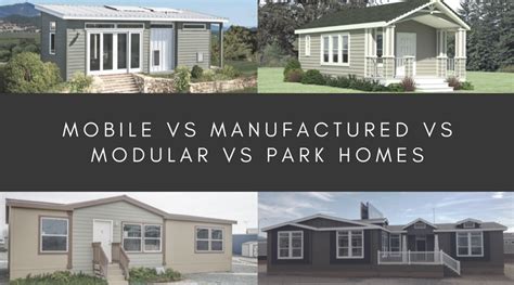 Mobile Vs Manufactured Vs Modular Vs Park Homes Homes Direct